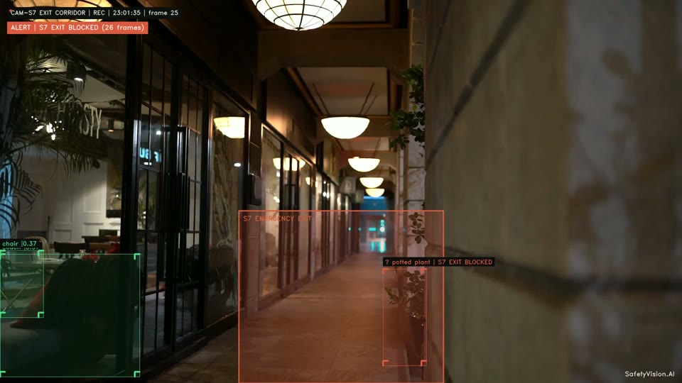 CAM-S7 · КОРИДОР / ВЫХОД