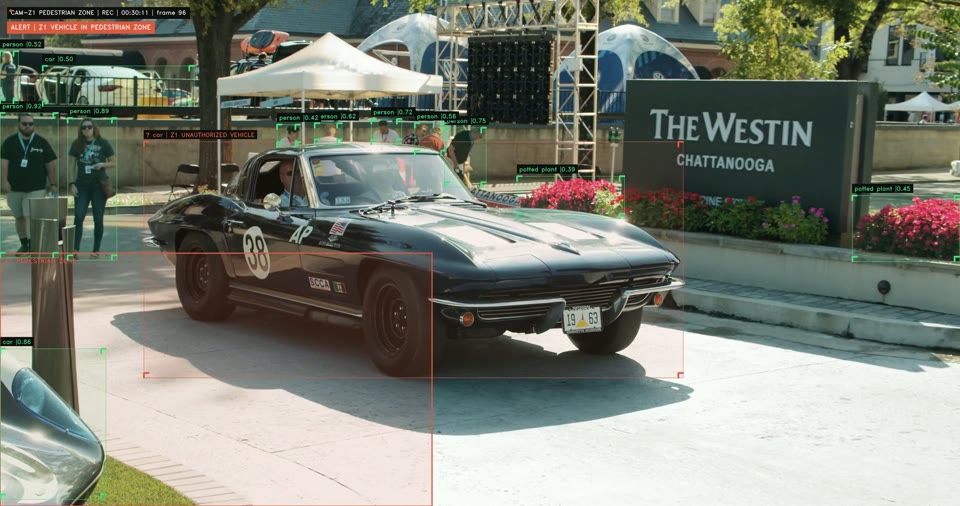 CAM-Z1 · ПЕШЕХОДНАЯ ЗОНА